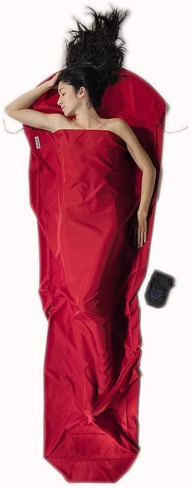 Cocoon inlet MummyLiner microfiber red
