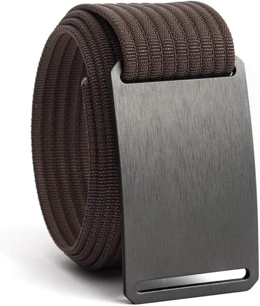 GRIP6 Belts for Men Nylon Belt for Hiking Golf Work Ratcheting Casual Mens Belt for Jeans Men's Belt Web Adjustable Belt