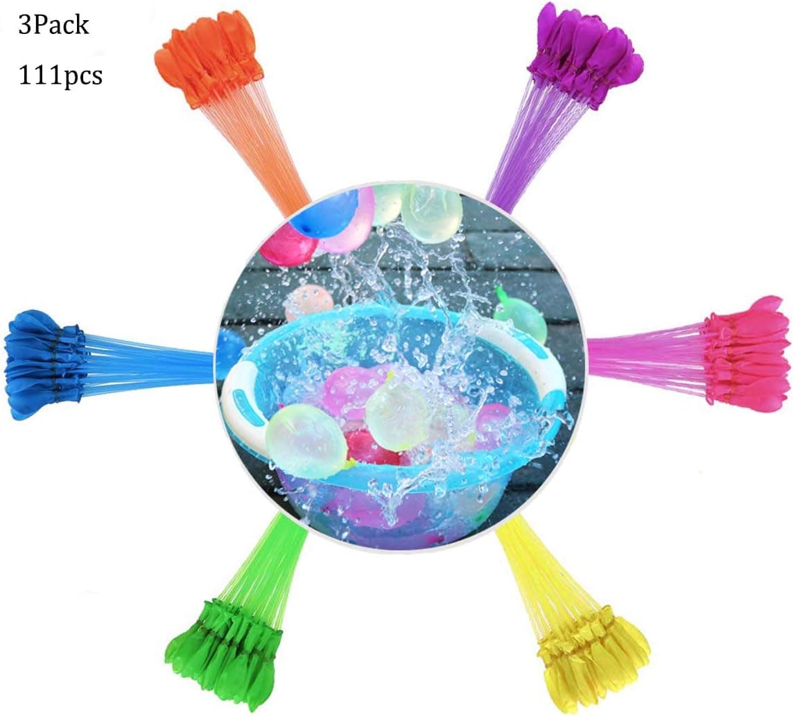 Plyycy Water Balloons for Kids 12 Bunch Balloons Set Party-Latex Water Bomb Balloons Fight Games - Summer Splash Fun for Water Balloon for Kids and Adults (2)