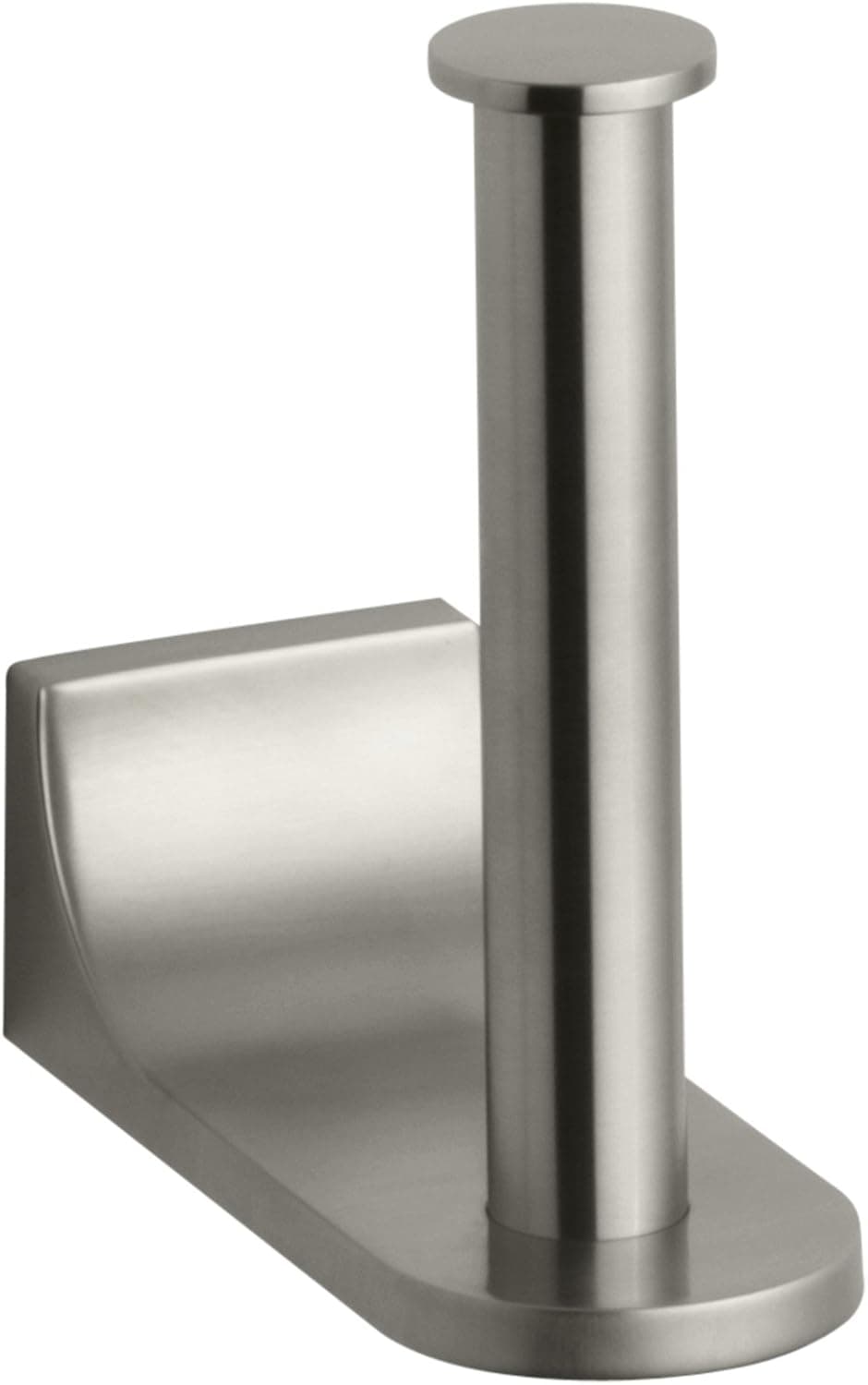 KOHLER 11583-BN Loure Vertical Toilet Tissue Holder, 1, Vibrant Brushed Nickel
