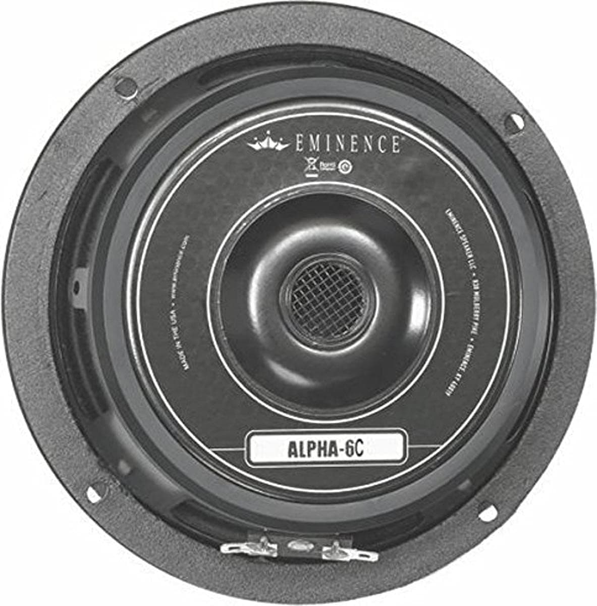 EMINENCE ALPHA6C 6-Inch American Standard Series Speakers, Black