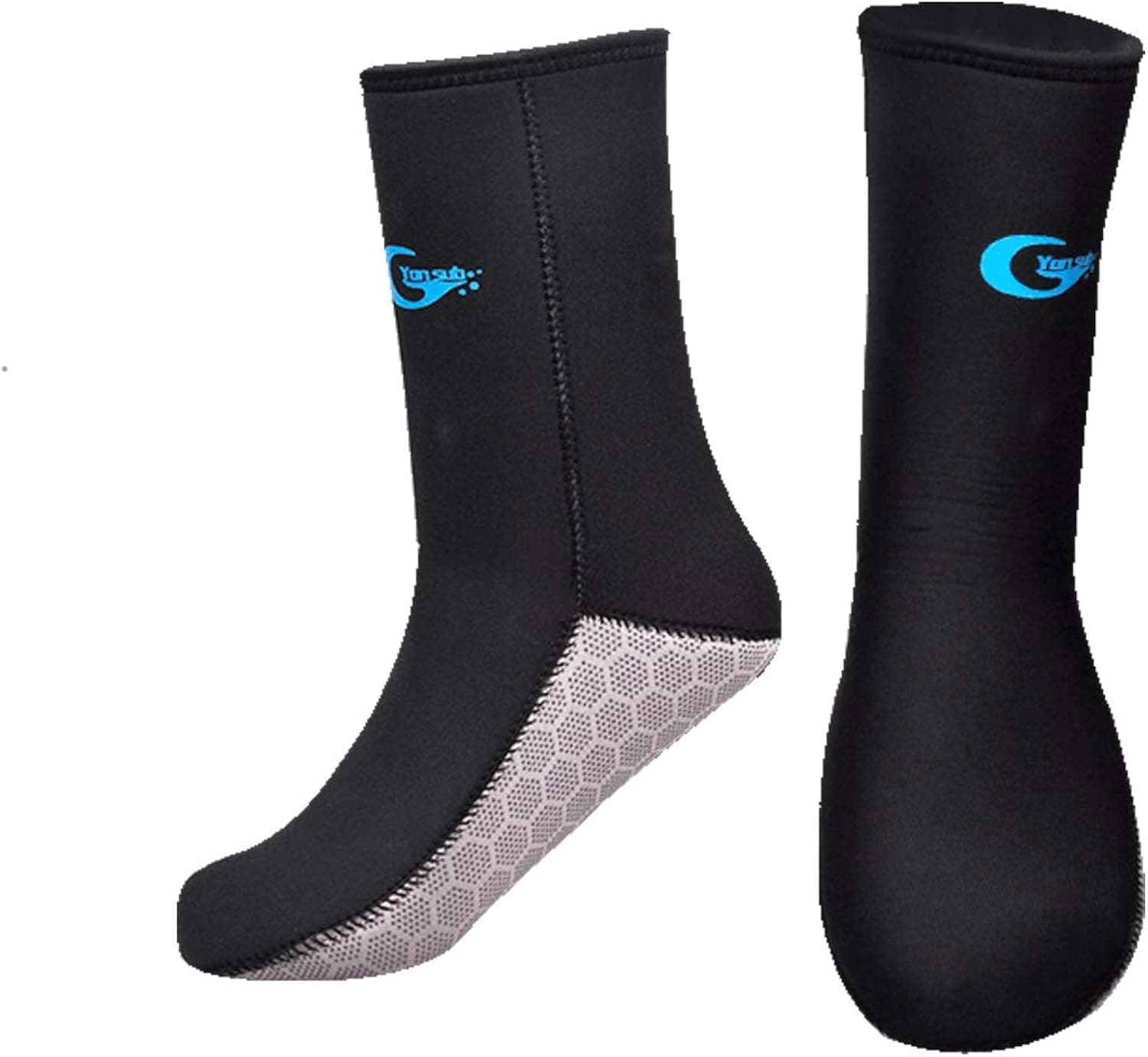 yonsub 3mm/5mm Diving Socks Neoprene Beach Water Socks Flexible Anti Slip Wetsuit Boots for Men Women