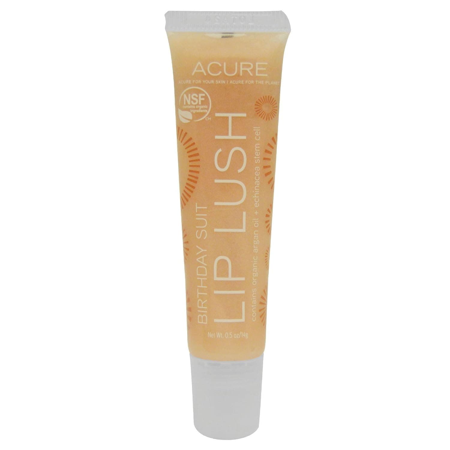 Acure Lip Lush, Birthday Suit, 0.5 Ounce