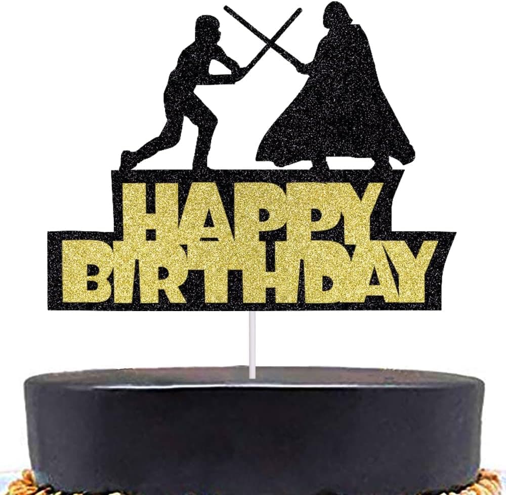 Anxdh alien war cake top hat decoration children birthday party decoration, alien war children theme party