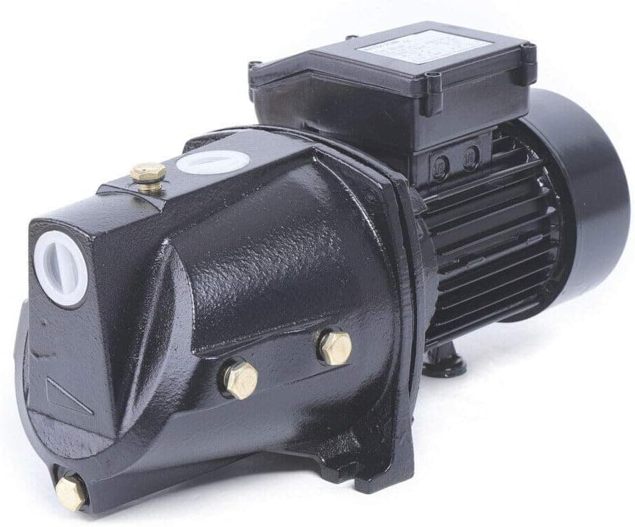 0.75HP Shallow Well 550W Pumps Cast Iron Shallow Well Jet Water Pump Commercial Water Pumps Irrigation Pump for Home Garden Water Supply, w/Pressure Switch