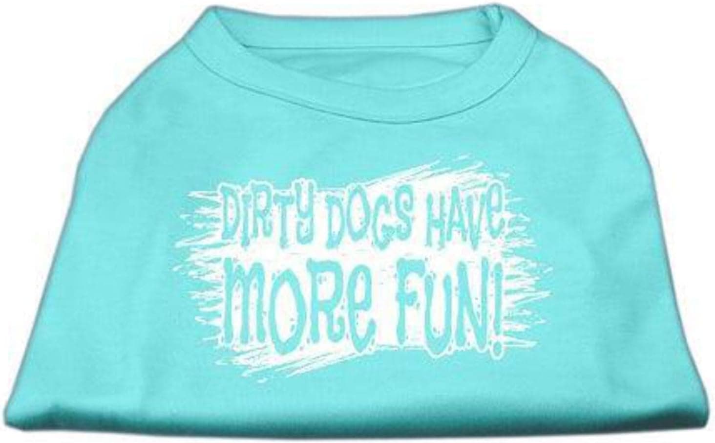 Mirage Pet Products Dirty Dogs Screen Print Shirt Aqua XXL (18)