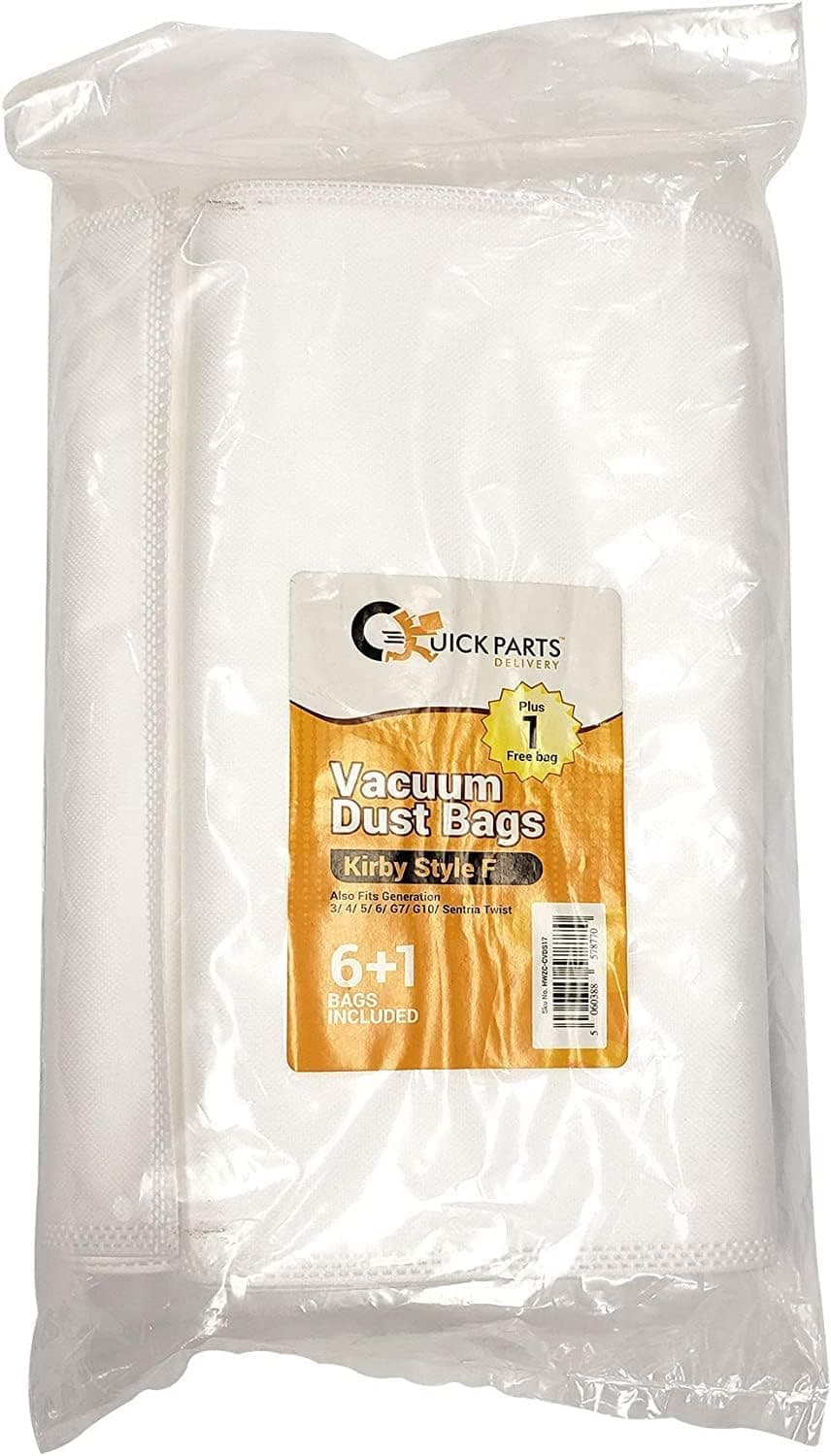 Quick Parts Delivery Vacuum Dust Bags for Kirby Style F Package of 7
