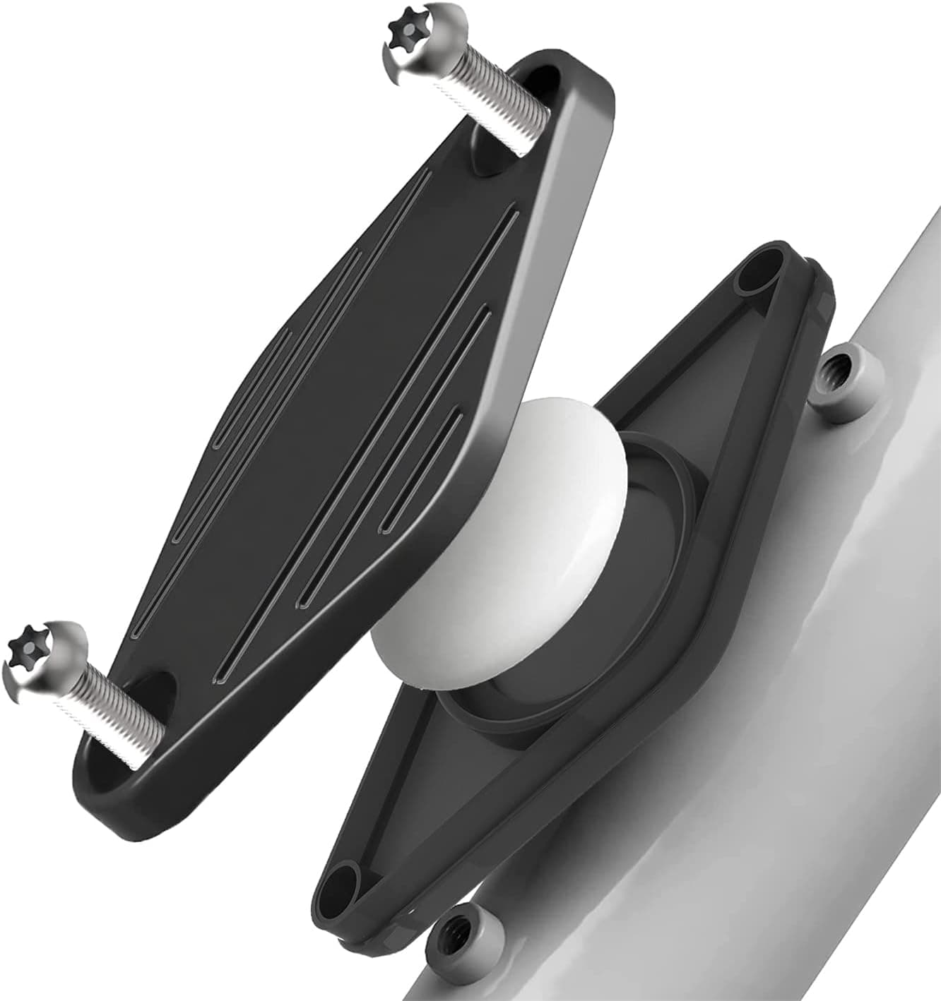 AirTag Bike Mount Hidden GPS Tracker Accessory-airtag Bike Mount- Bicycle Holder Attachment (Bolts Included) for Standard 64mm Bike Water Bottle Holder Cage (Airtag Not Included)
