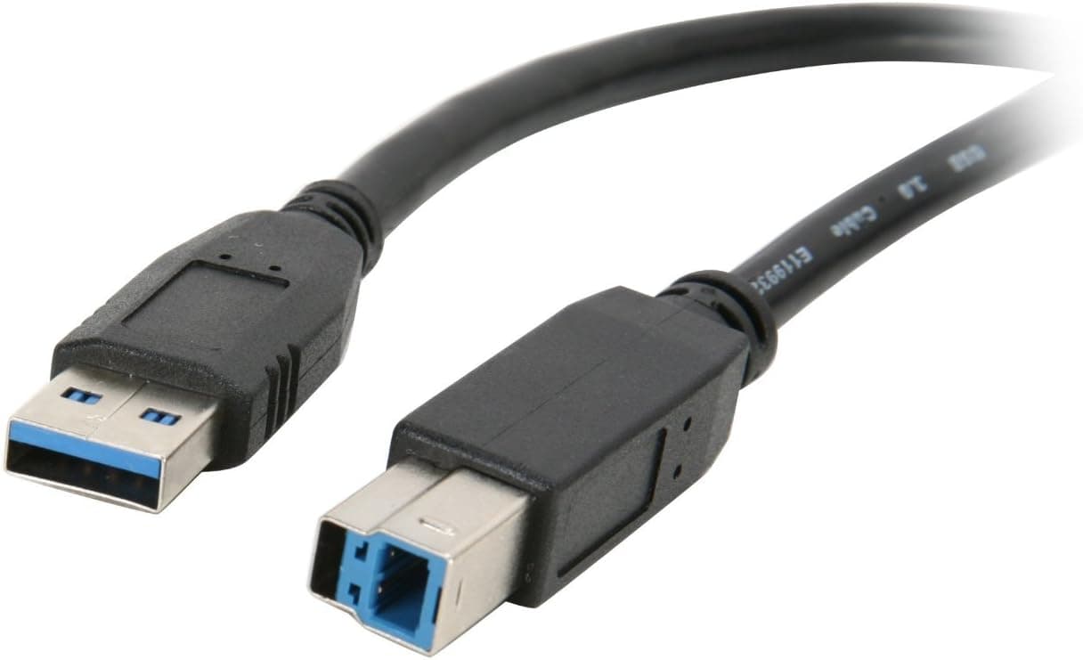 Nippon Labs USB3-15AB 15-Feet USB 3. A/Male to B/Male Cable, Black