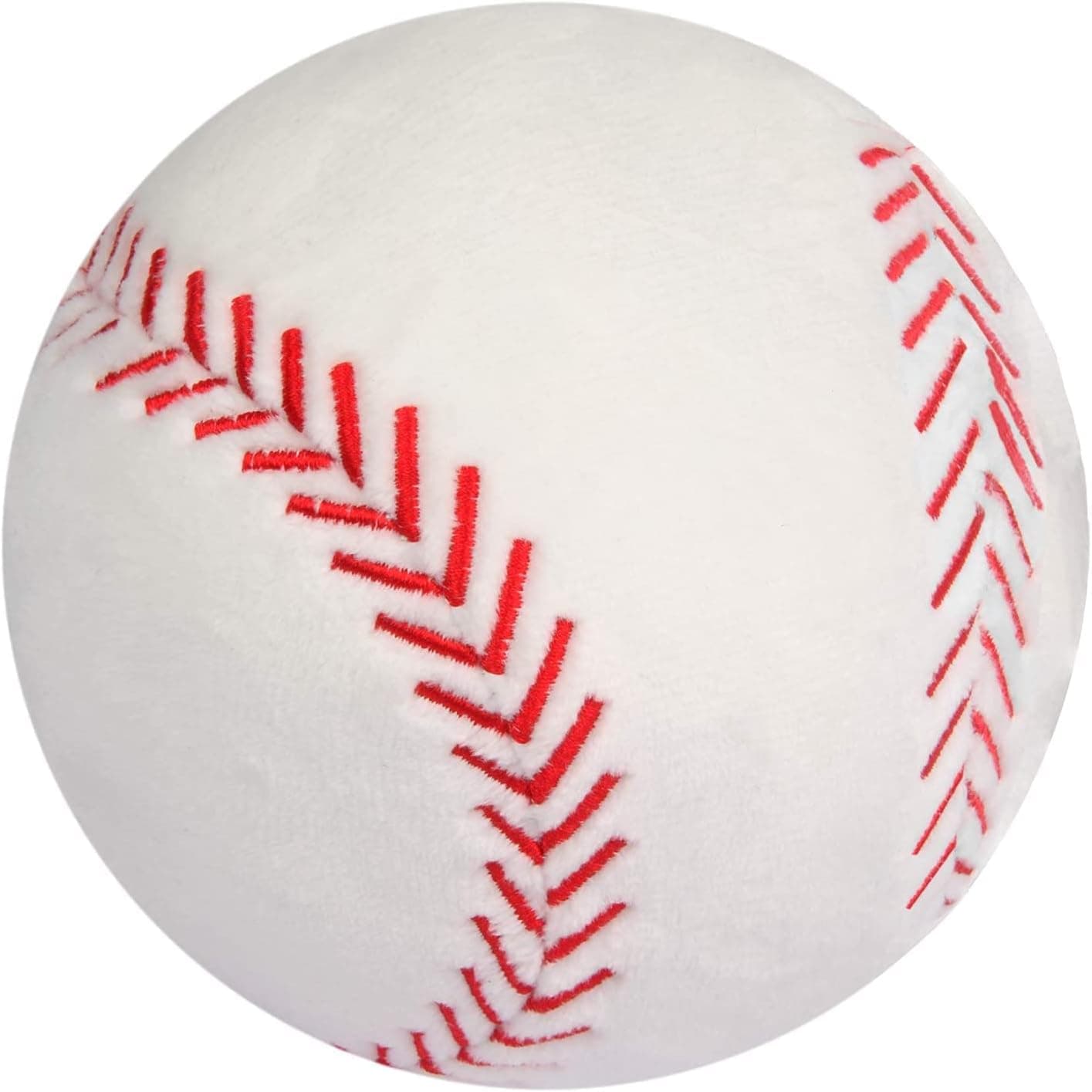 CatchStar Plush Baseball Stuffed Baseball Toy Durable Baseballs Plush Toy Soft Sports Ball Toy Gift for Kids Boy Baby Children Infant Toddler 4"