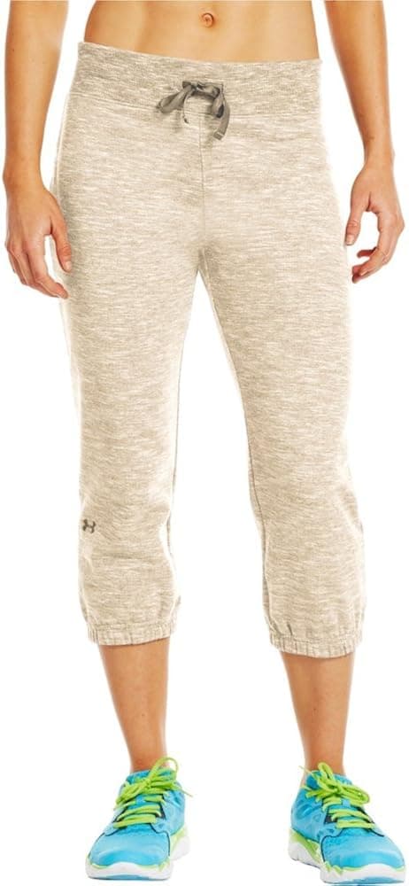 Under Armour Women's Charged Cotton Storm Marble 21" Capri SM x One Size TUSK