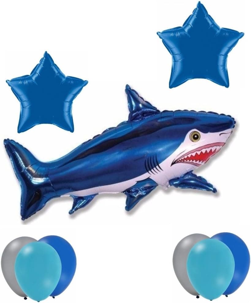 Shark Balloon Decoration Kit