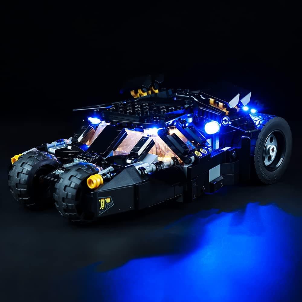 Led Light Set Compatible with Lego DC Batman Batmobile Tumbler, Lighting for Lego Scarecrow Showdown 76239 Building Blocks Model [Model 76239 Not Included]