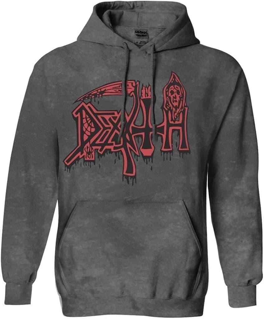 Death 'Scream Bloody Gore' (Vintage Wash) Pull Over Hoodie - Ultrakult Clothing