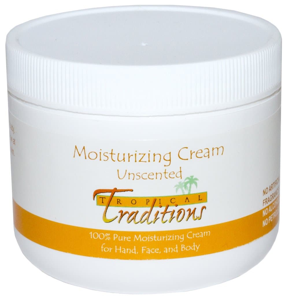 Tropical Traditions Moisturizing Cream Unscented -- 4 fl oz