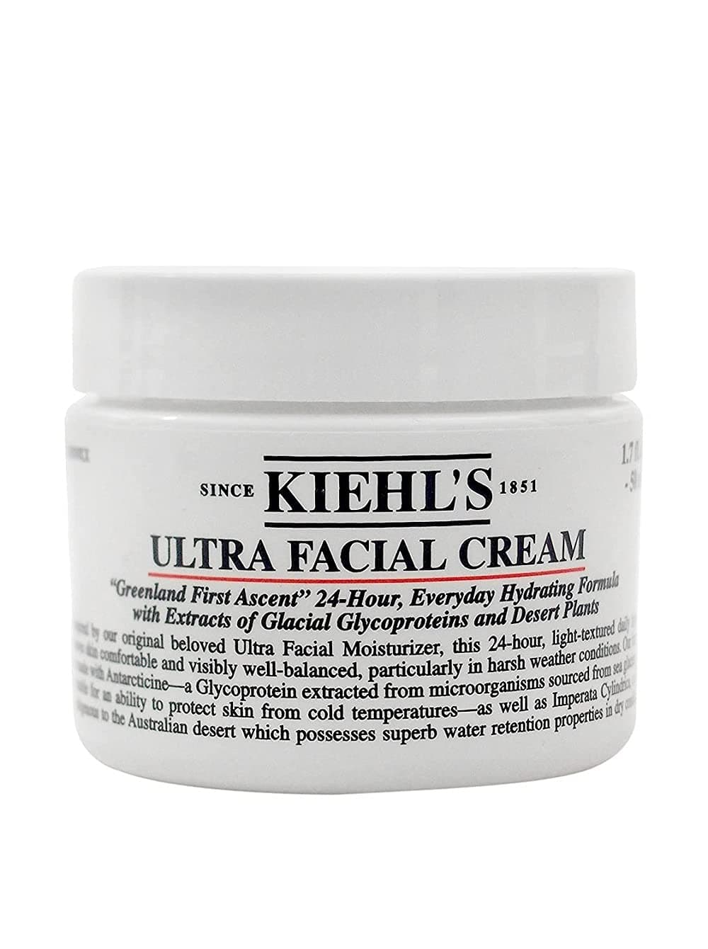 Ultra Facial Cream for Unisex, 1.7 Ounce