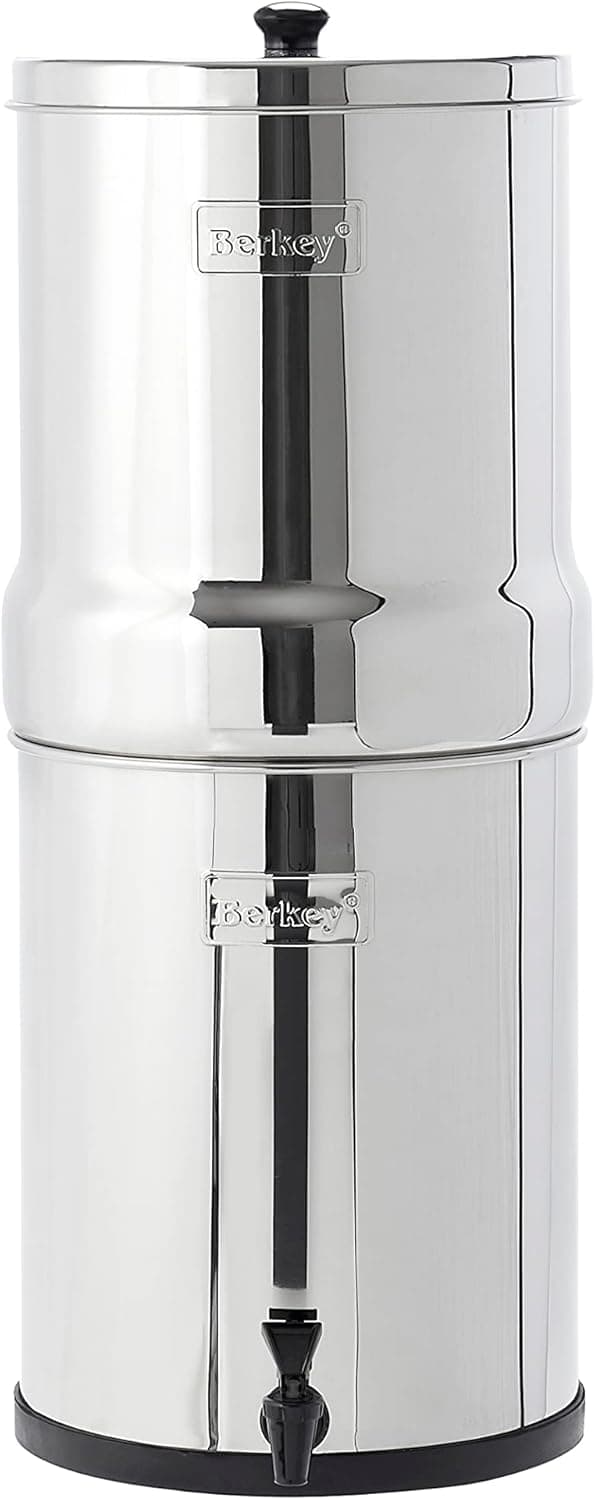 Royal Berkey Gravity-Fed Water Filter with 2 Black Berkey Elements Provides Clean, Refreshing Water at Home, Camping, RVing, Off-Grid, Emergencie
