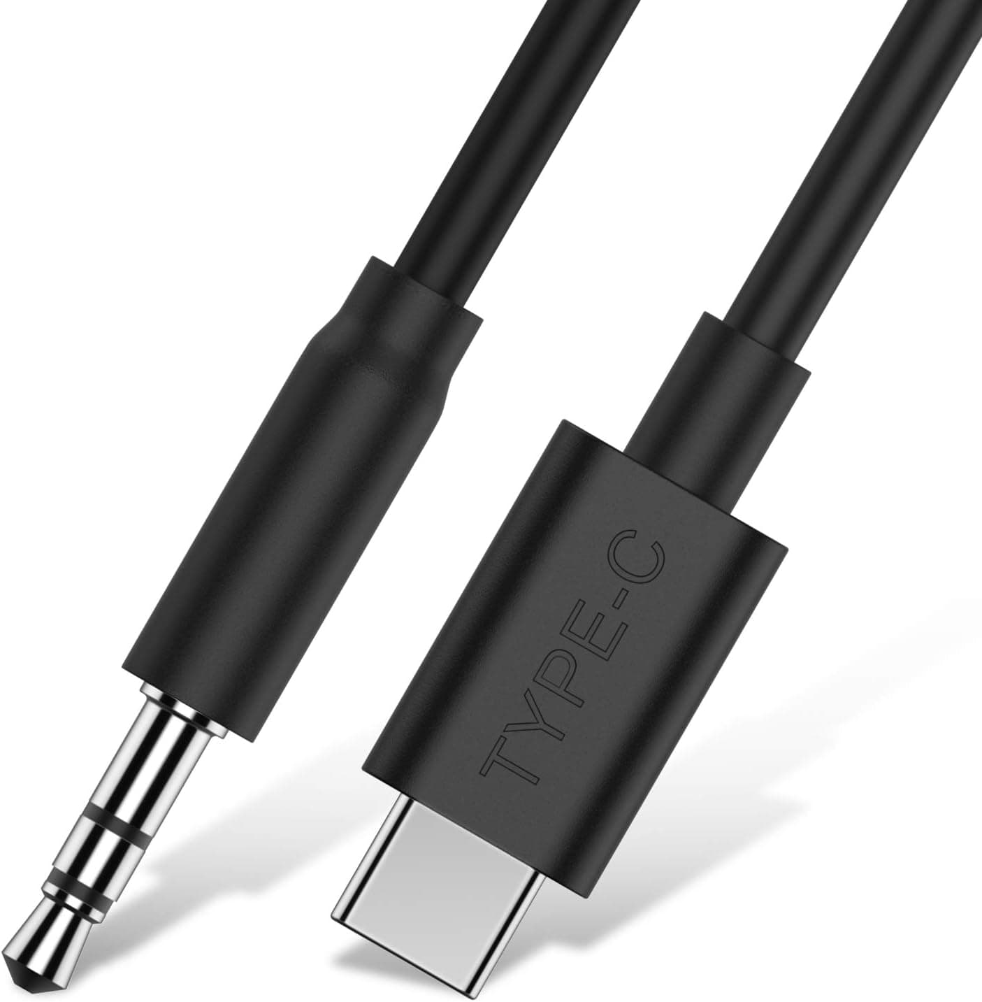 TITACUTE USB C to 3.5mm Audio Aux Jack Cable, Type C Aux Cable for Car Stereo Auxiliary Cord USB C to Audio Jack Cable 6.6FT