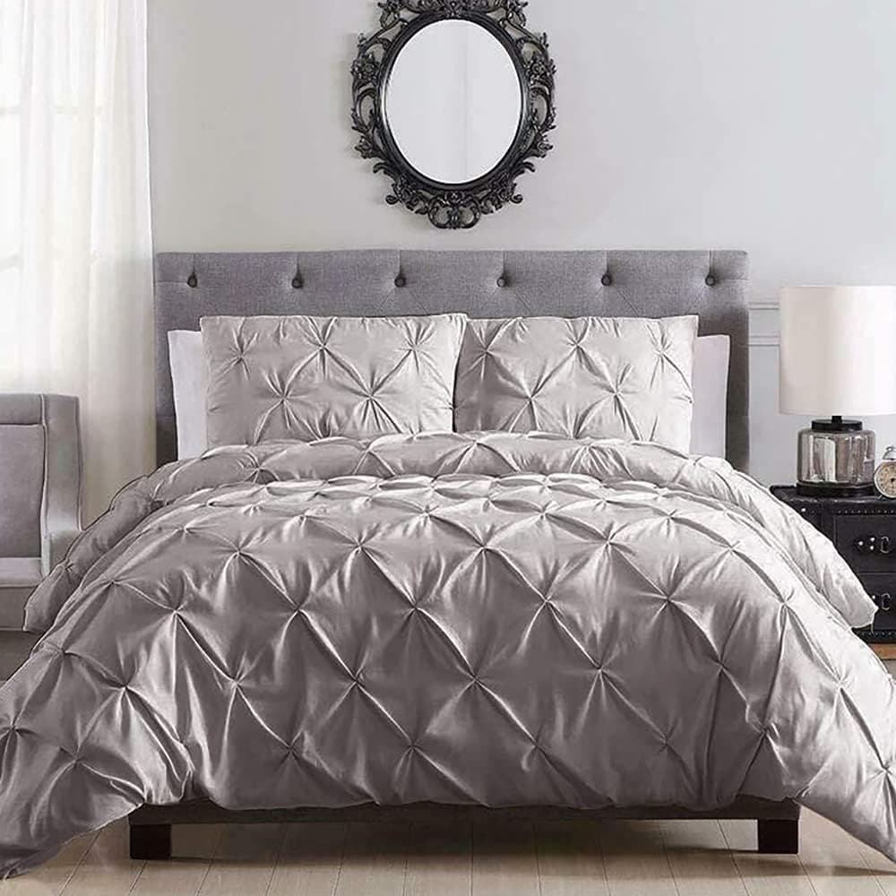 Shatex Comforter Twin 2 Pieces Bedding Set Twin Comforter –Ultra Soft 100% Microfiber Polyester–Striped Twin Bed Comforter with 1 Pillow Sham