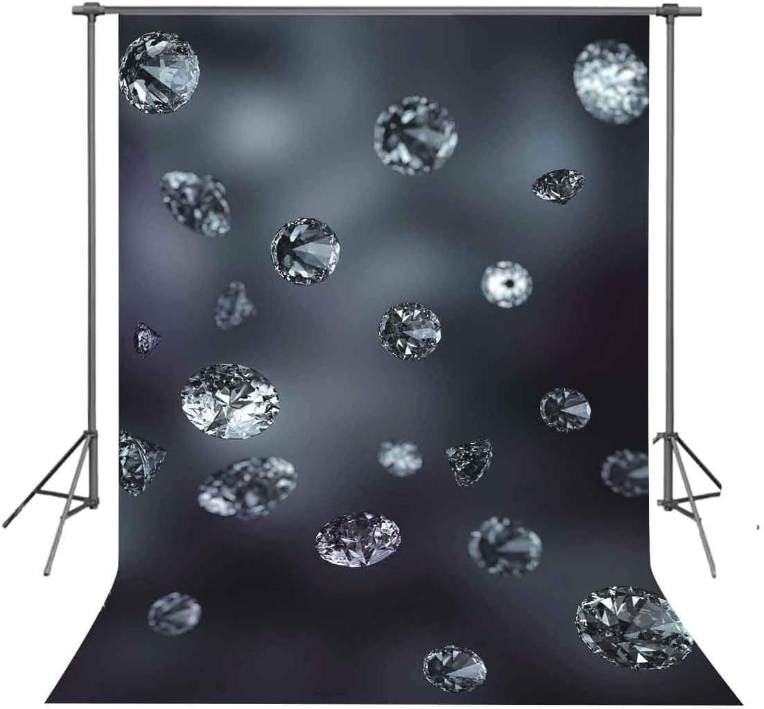 FUERMOR 5x7FT Diamond Photography Backdrop Studio Props Customized Gift Photo Background RQ019