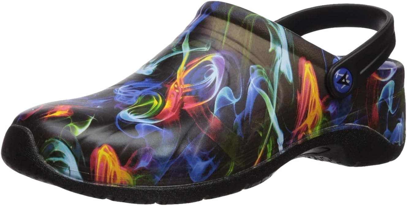 AnyWear Women's Zone Health Care Professional Shoe, mystical illusion/Black, 11 Medium US