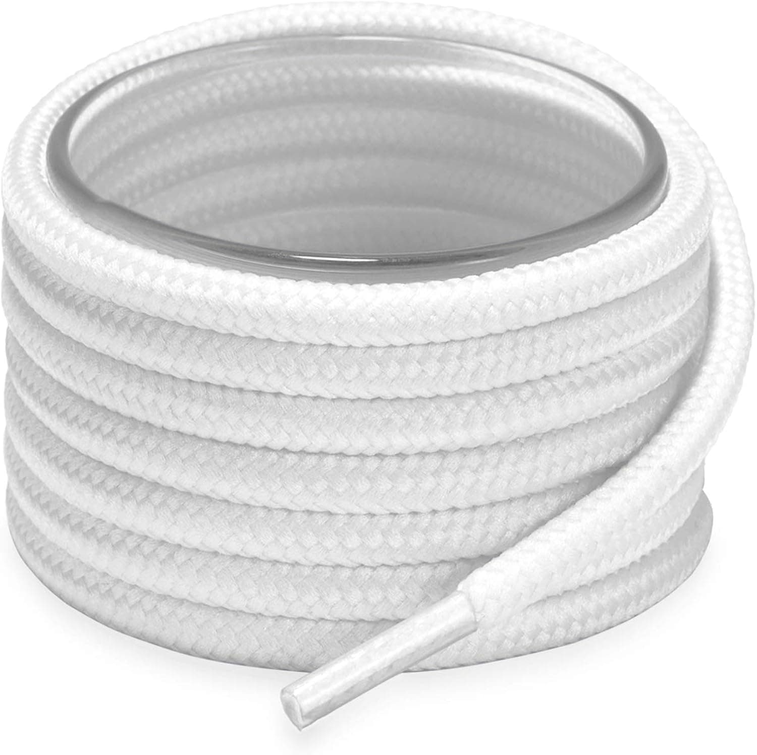 Shoemate Solid Color Round Shoe Laces for Sneakers, Boots and Athletic Shoes, Shoe Strings