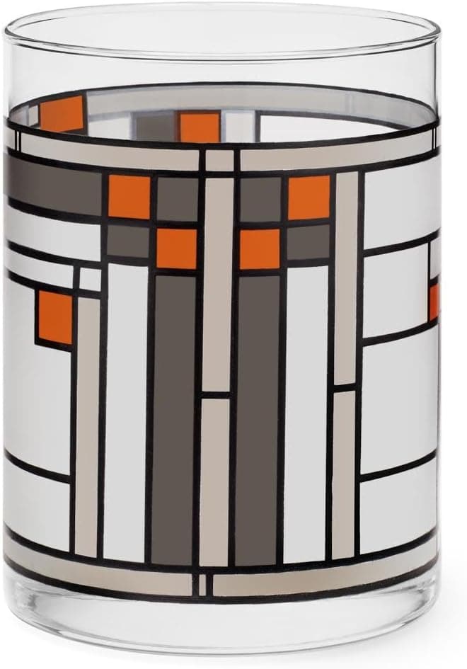 MoMA Frank Lloyd Oak Park Tumbler Glass in Grey