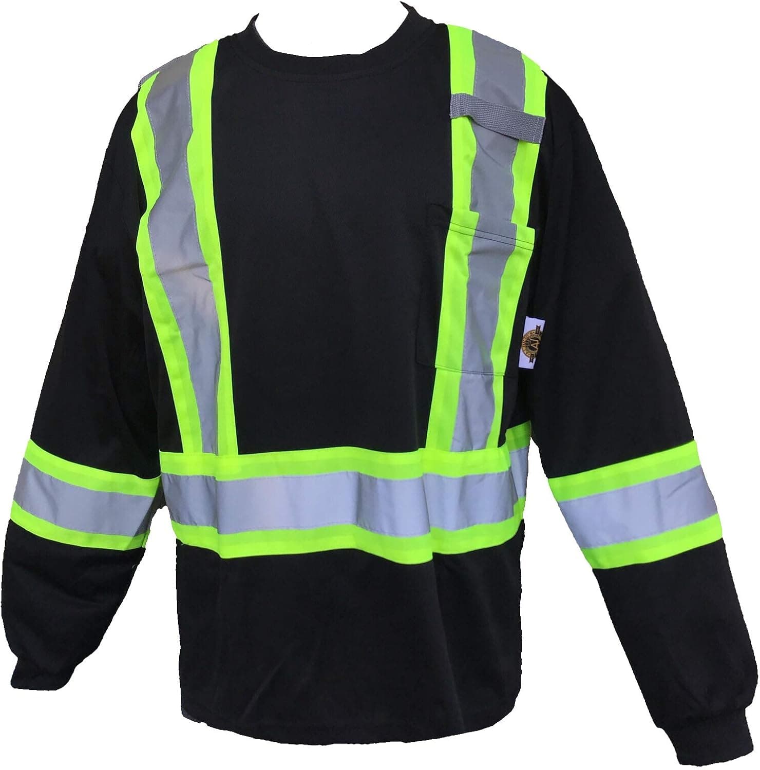 AJ JULIO'S HIGH Visibility Black Long Sleeve New Improved ASIN