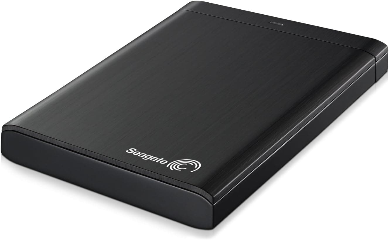 Seagate Backup Plus 500GB Portable External Hard Drive USB 3.0 (Black)(STBU500100)
