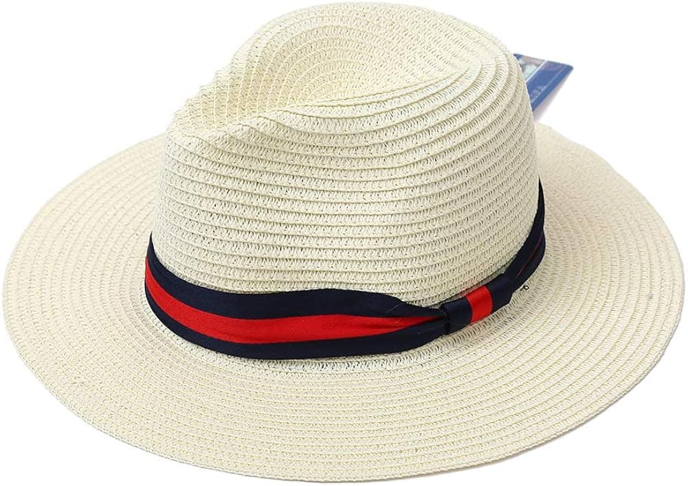 QIQIFA Women's Lafite Hat Hiking Tourism Outdoor Fishing Leisure Forest Park UV Protection Beach Sun Hat