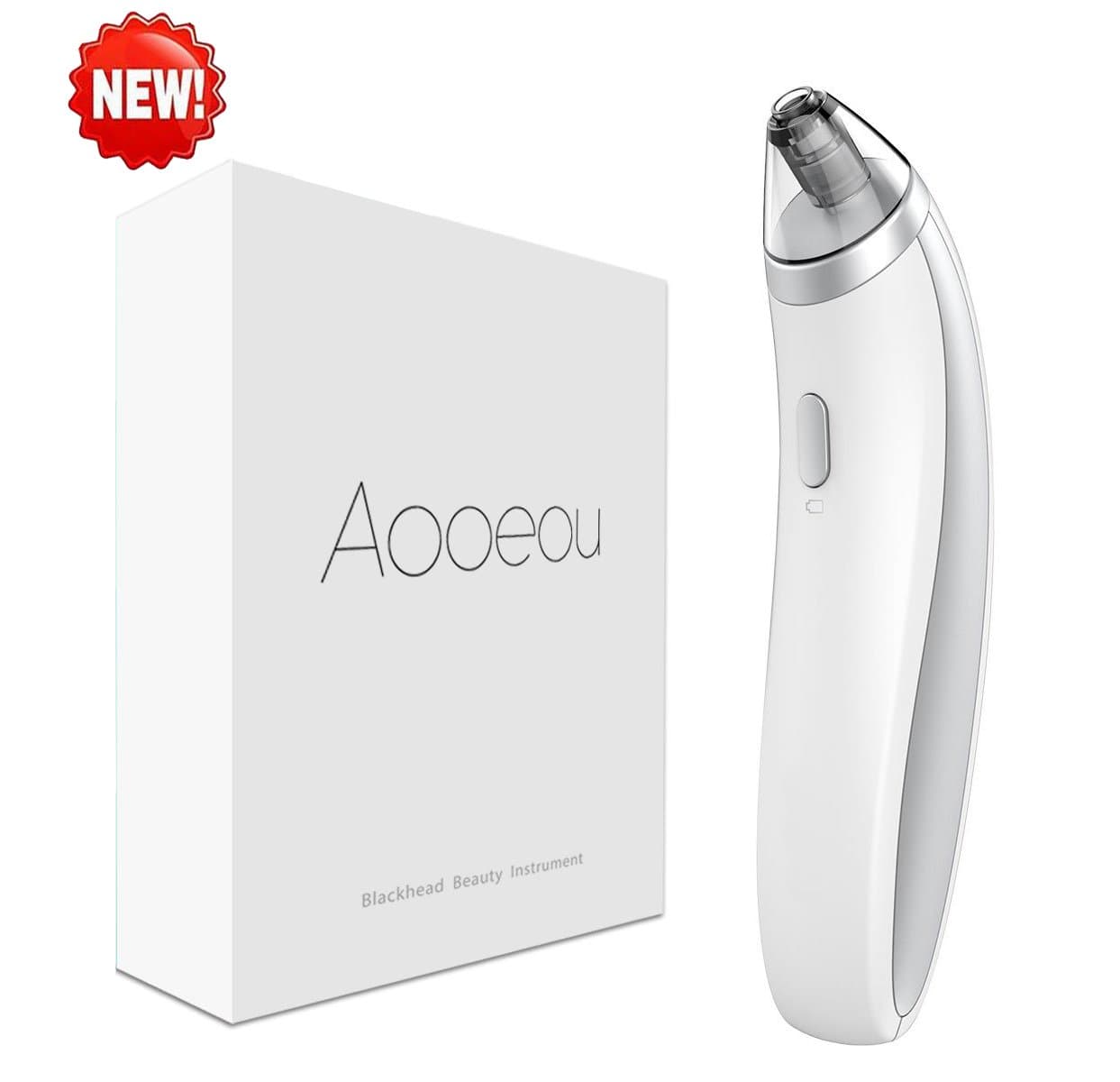 Blackhead Remover - Aooeou Blackhead Vacuum Suction Remover Electric Facial Pore Cleanser with 4 Head Electric Skin Cleaner Blackhead Extraction Tool