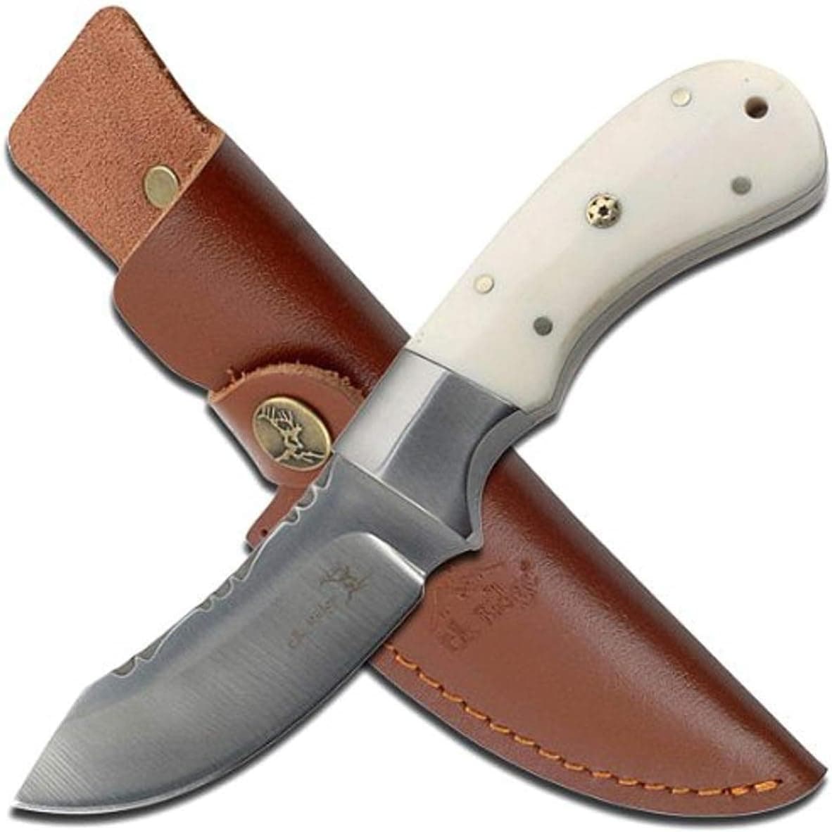 Elk Ridge ER-522WB Fixed Blade Knife, 7.5-Inch