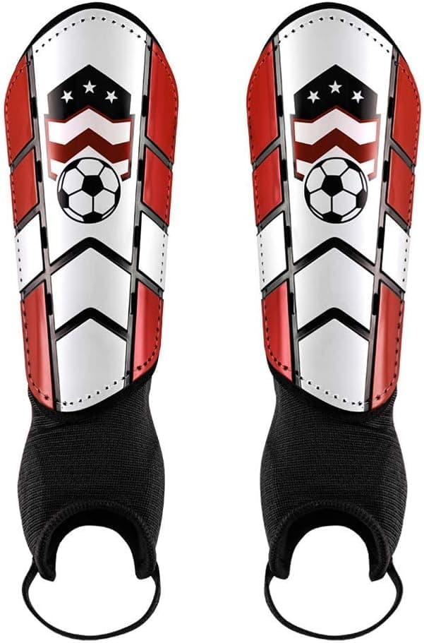 CybGene Soccer Shin Guards for Kids Adults Soccer Gear for Boys Girls Youths Protective Equipment Adjustable Straps with Ankle Sleeves Protectors