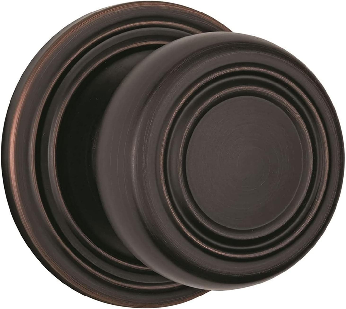 BRINKS - Webley Push Pull Rotate Hall and Closet Door Knob, Tuscan Bronze - Door Lock That Opens Hands-Free with a Push, a Pull or by Rotating