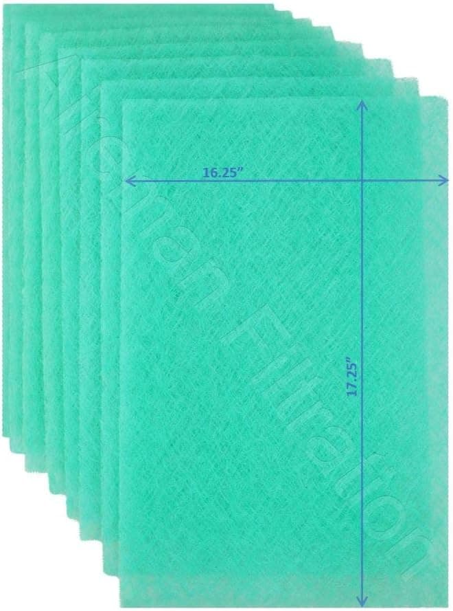Wingman1 Electronic AC Furnace Air Filter Replacement Pads Year Supply - 4 Changes (18x20x1)