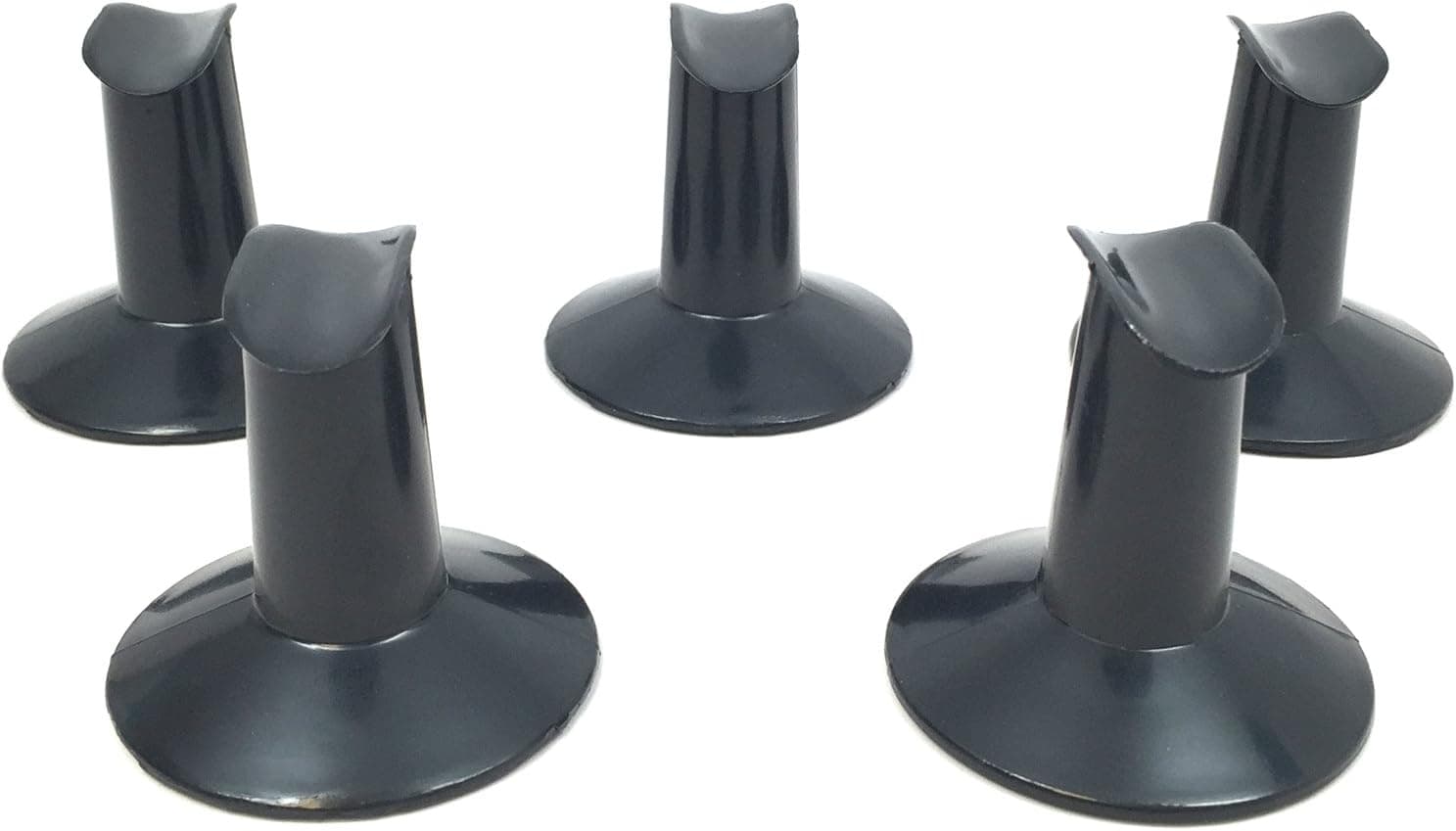 Beauticom 5 Pieces Airbrush® Brand Plastic Finger Stand for Finger Nail Airbrushing (Black Color)