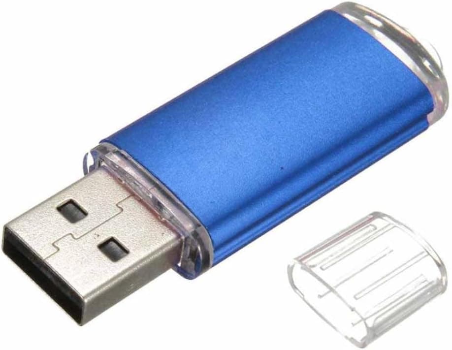 Datework USB 2.0 Metal Flash Memory Stick U Disk (32G, Blue)
