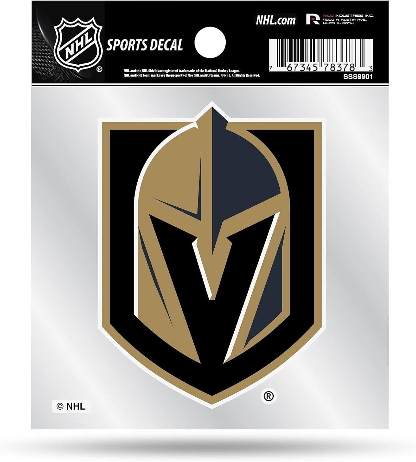 Rico Industries NHL Unisex-Adult Primary Logo 4x4 Decal