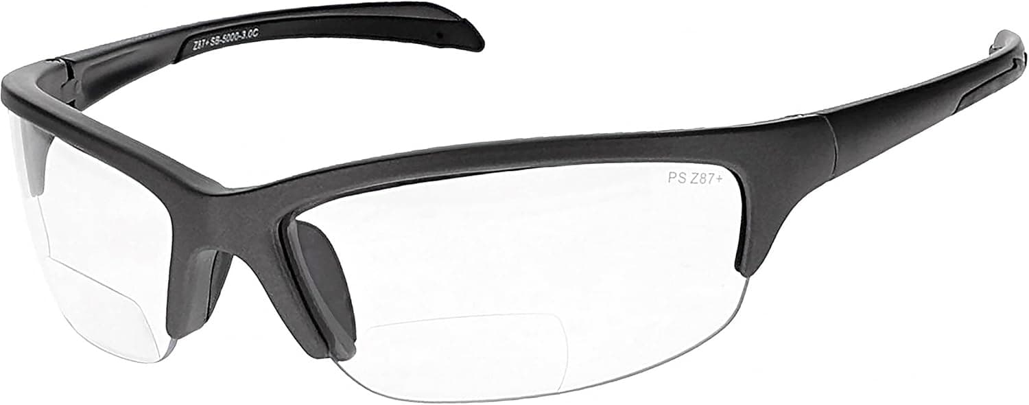 Bifocal Safety Glasses SB-5000 PS Clear, 2.00