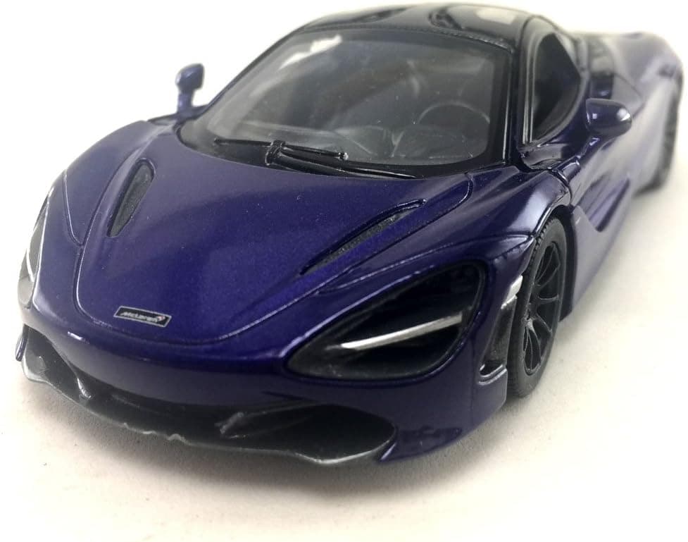 Kinsmart McLaren 720s Navy Blue 1:36 DieCast Model Toy Car Collectible Hobby Super Sport Car Collection