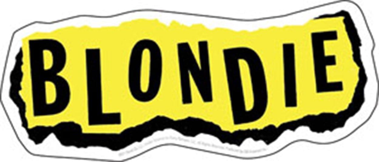 Licenses Products Blondie Torn Paper Logo Sticker