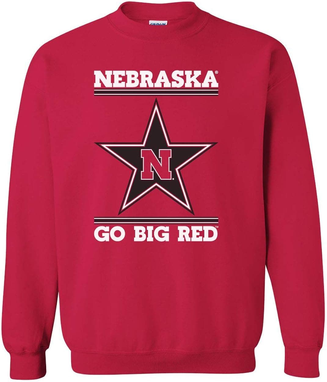CornBorn Nebraska Sweatshirts - Fleece Husker Crewneck Pullovers