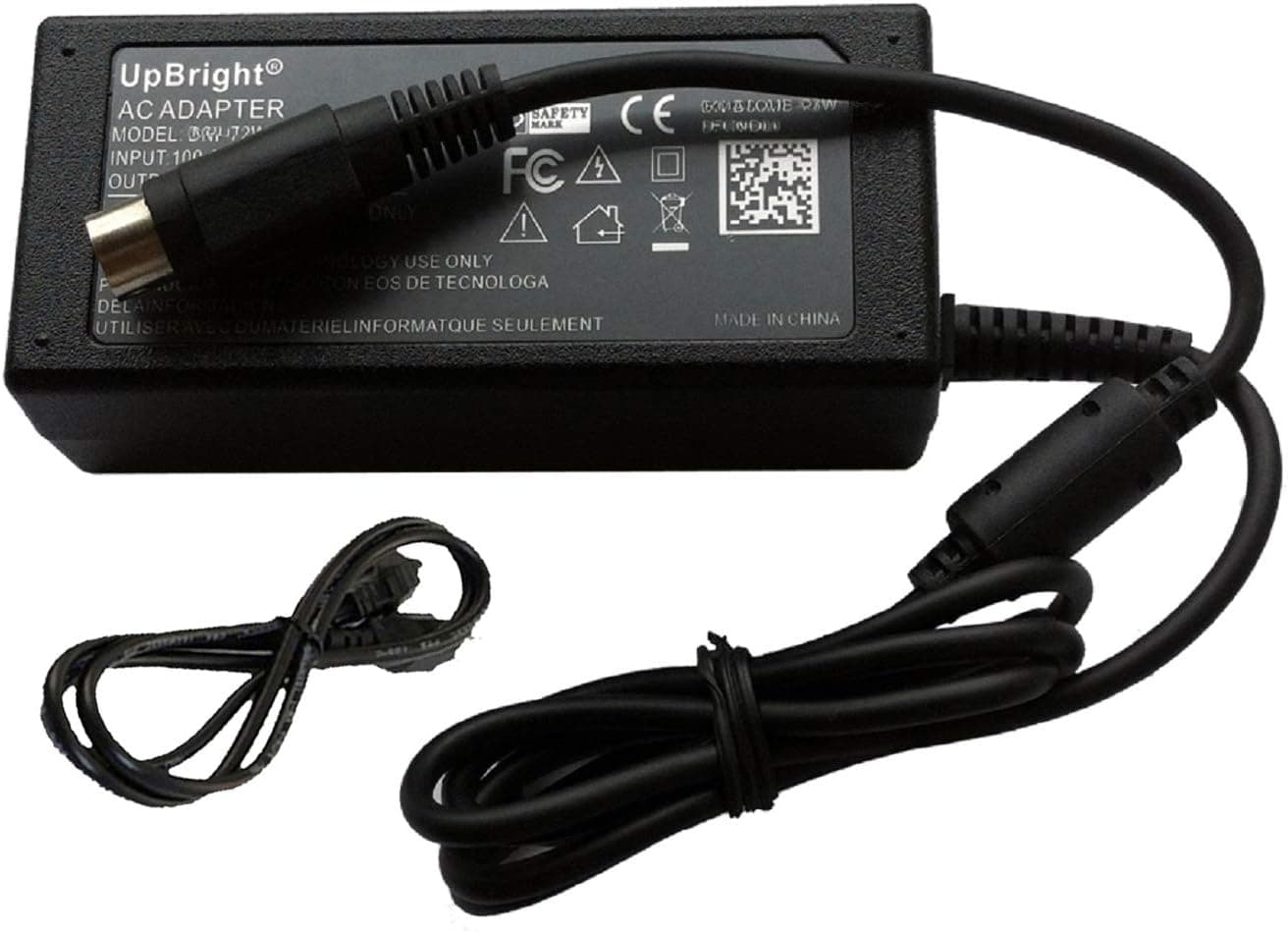 UpBright 4-Pin AC/DC Adapter for D-Link DNS-321 DNS-326 DNS-323 DNS-726-4 DNS-722-4 DLink DNS321 DNS326 DNS323 DNS726 4 DNS722 4 2-Bay Network Storage NAS Enclosure HDD HD 5V 3A 12V 3A Power Supply