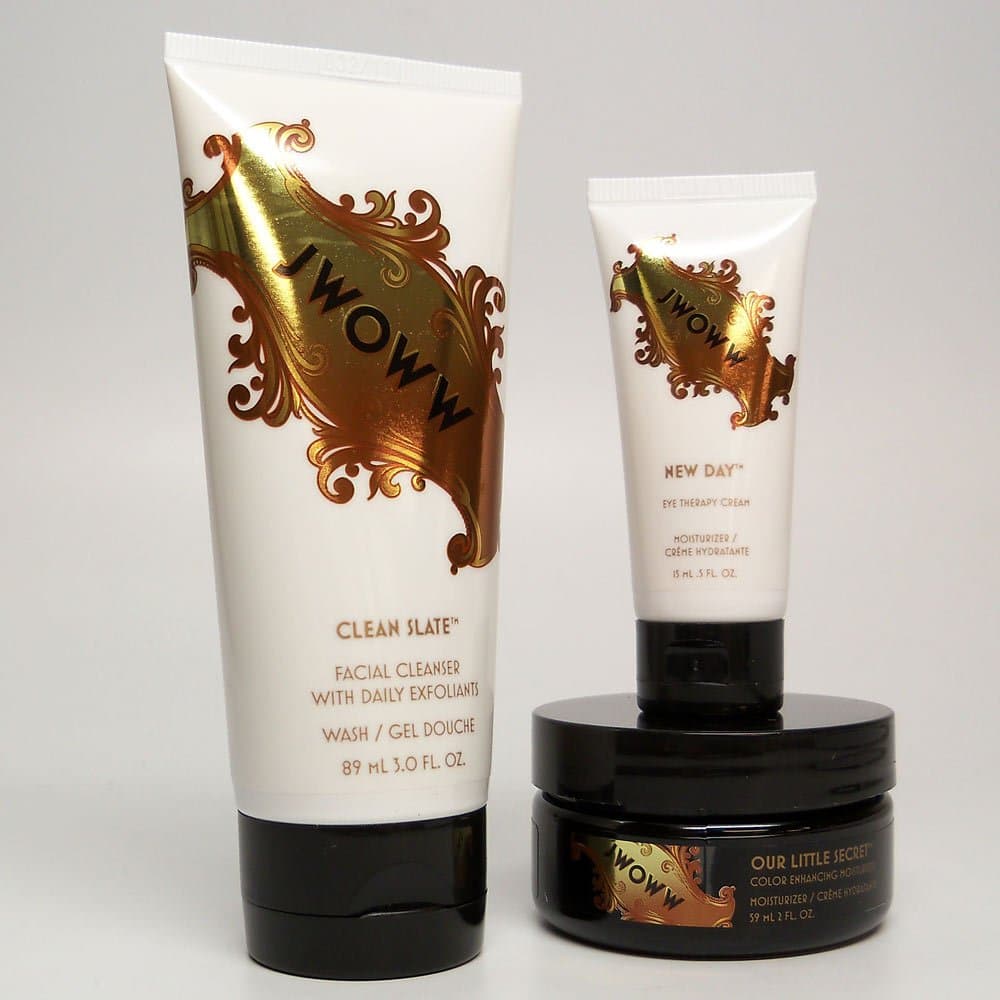 2012 Australian Gold Jwoww 3 Piece Skin Care Kit Complete Facial Regime Moisturizer