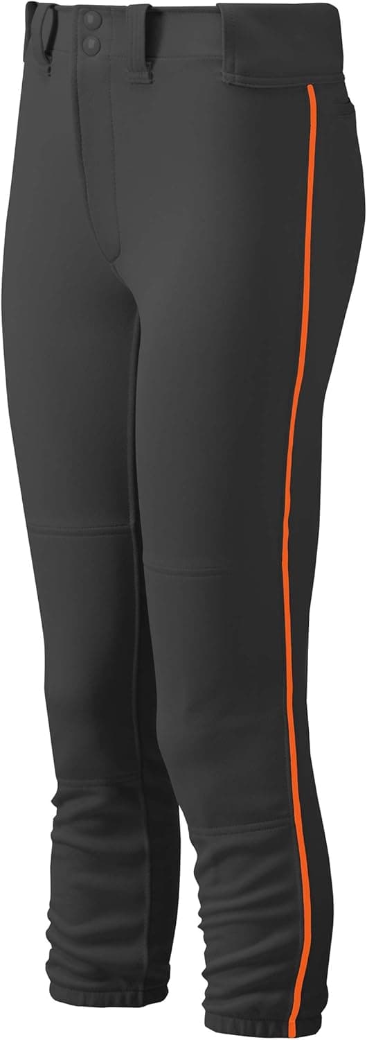 Mizuno Girl's (Youth) Belted Piped Softbal Pant