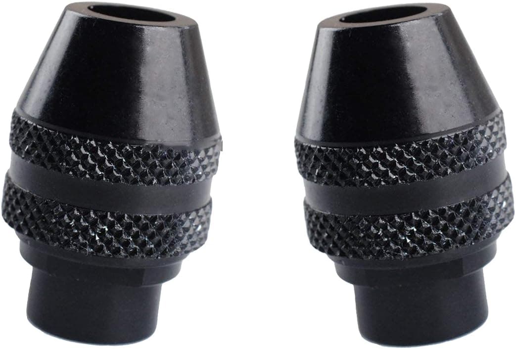 Wadoy Quick Change Keyless Drill Chuck Replacement for Drem-el 4486 (Thread: 9/32-40)- 2 Pack Drill Chuck Adapter