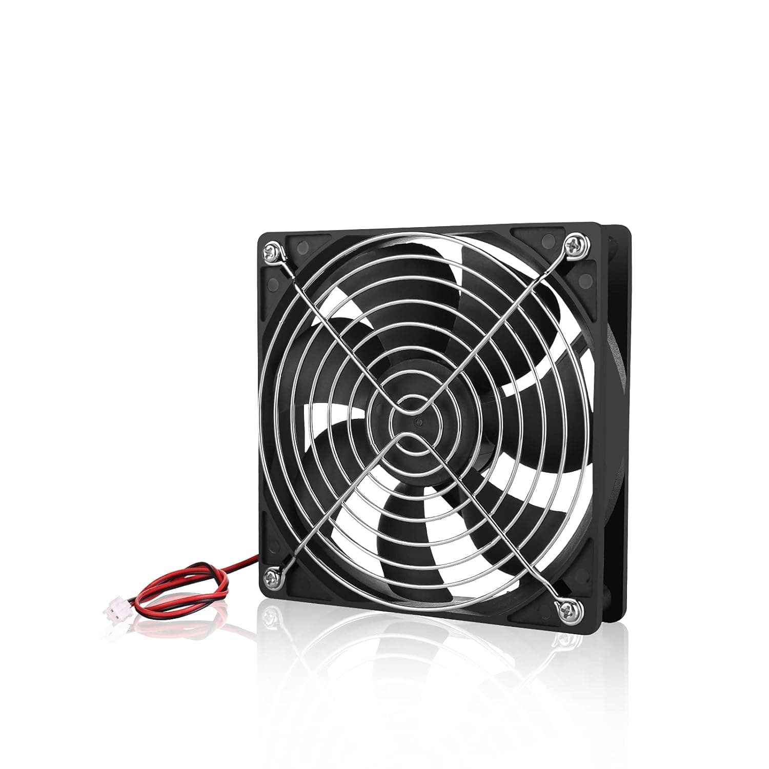 KEYFANCLUB 120mm x 25mm 12volt Computer Fan 2-PIN Dual Ball Bearing Brushless DC Cooling Fan