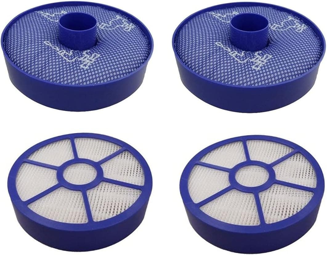 HASMX Filter Kit with Prefilter and Post Motor Filter Replacement Bundle Filters for Dyson DC33 Upright Vacuum Cleaners, Replaces Part Numbers 921616-01 919563-02 (Pack of 2 Sets)