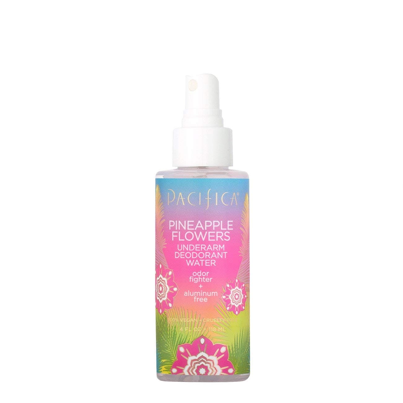 Pacifica Beauty Pineapple flowers underarm deodorant water, 2 Count