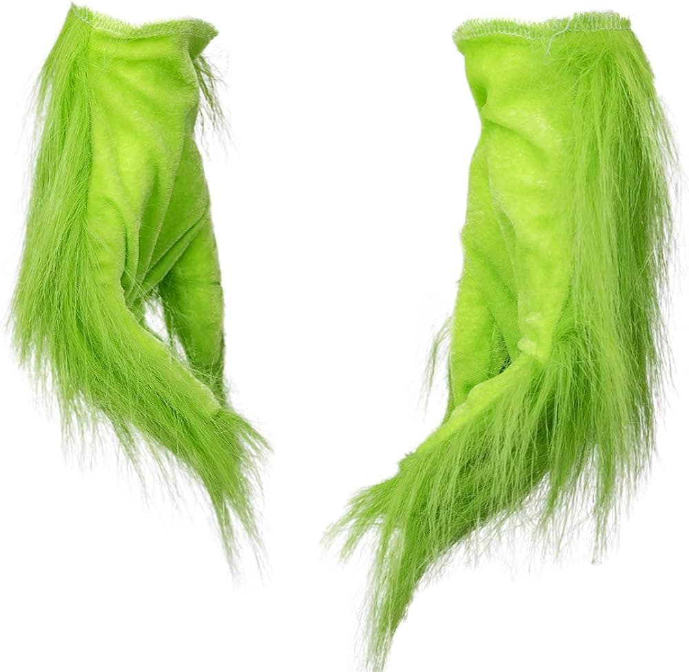 Green Furry Pants Adult & Kids Sleep Pants Pajama Bottoms Halloween Cosplay Costume Accessory